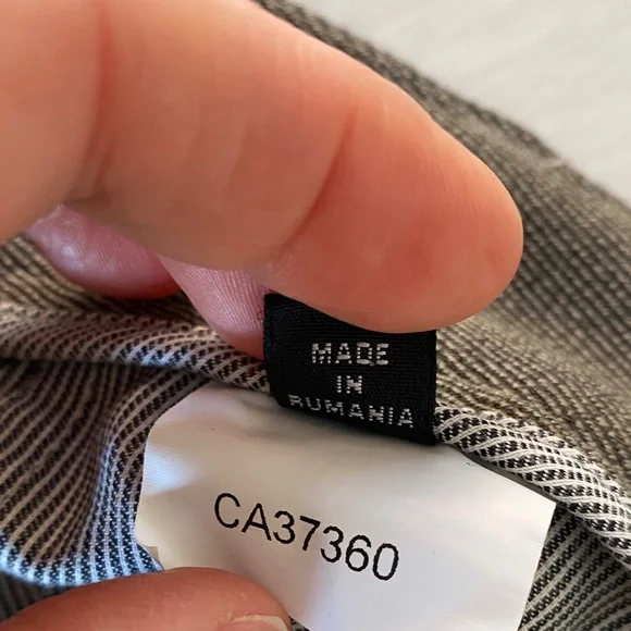 Armani Collezioni Wool Blend Brown Tan Trousers Pants Luxury Designer Minimalist - Picture 8 of 16